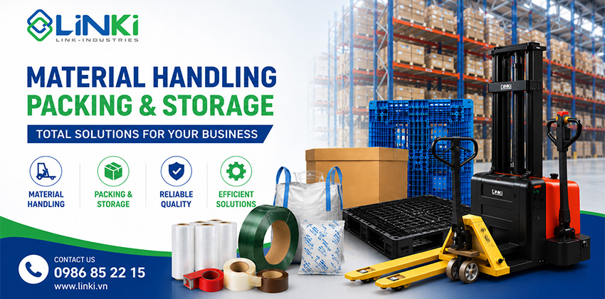 Linki cung cấp Pallet, Thiết bị kho vận và Vật tư đóng gói